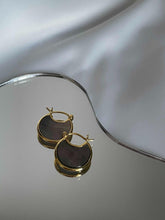 Load image into Gallery viewer, LUNE Hoop Earrings