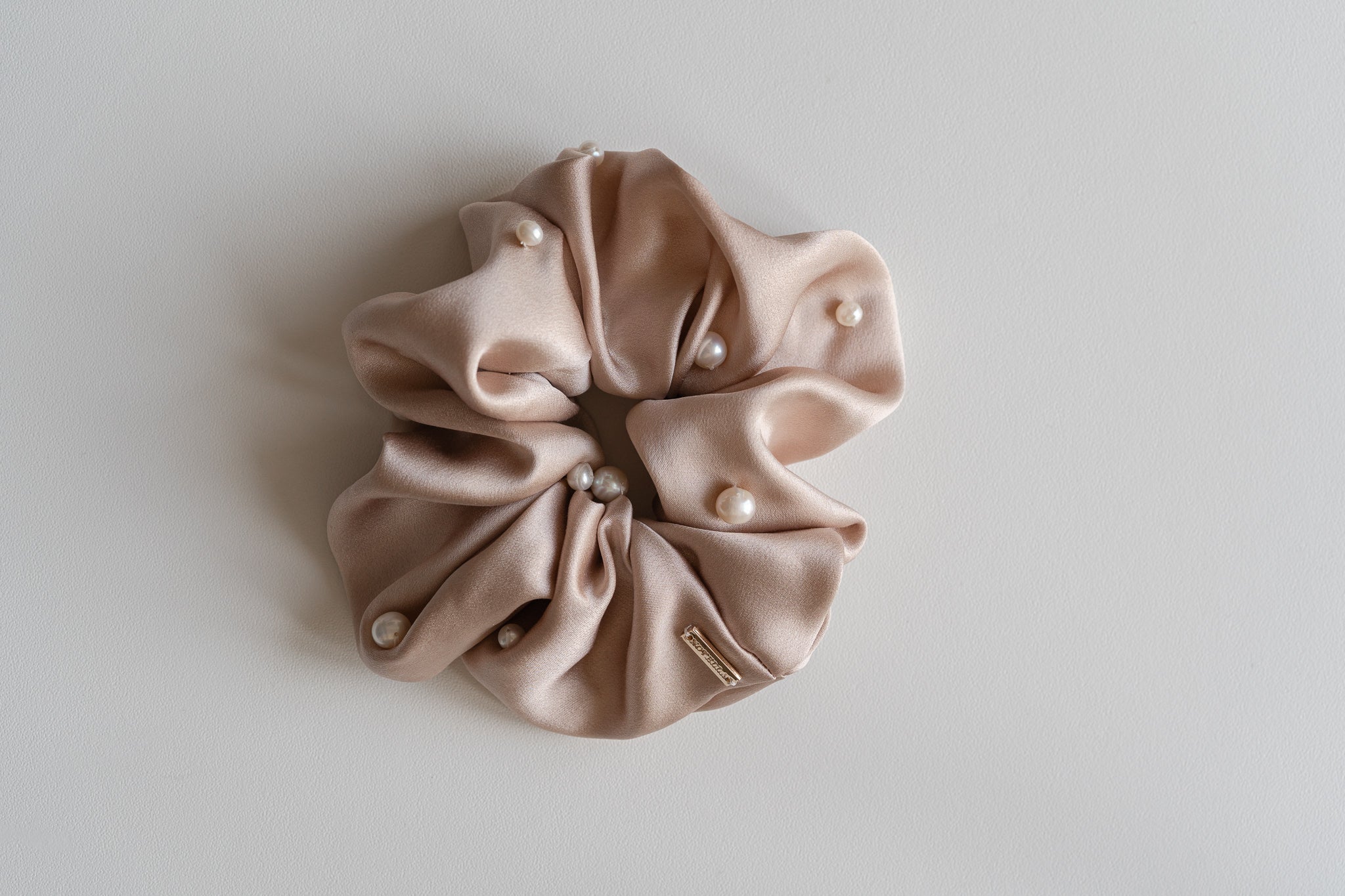 CHRISTINA EWANGA SILK HAND-BEADED SCRUNCHIE – CE's Luxury Scrunchies